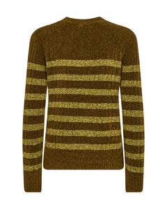 Shop Dedra Stripe Knit | Fir Green - Mos Mosh