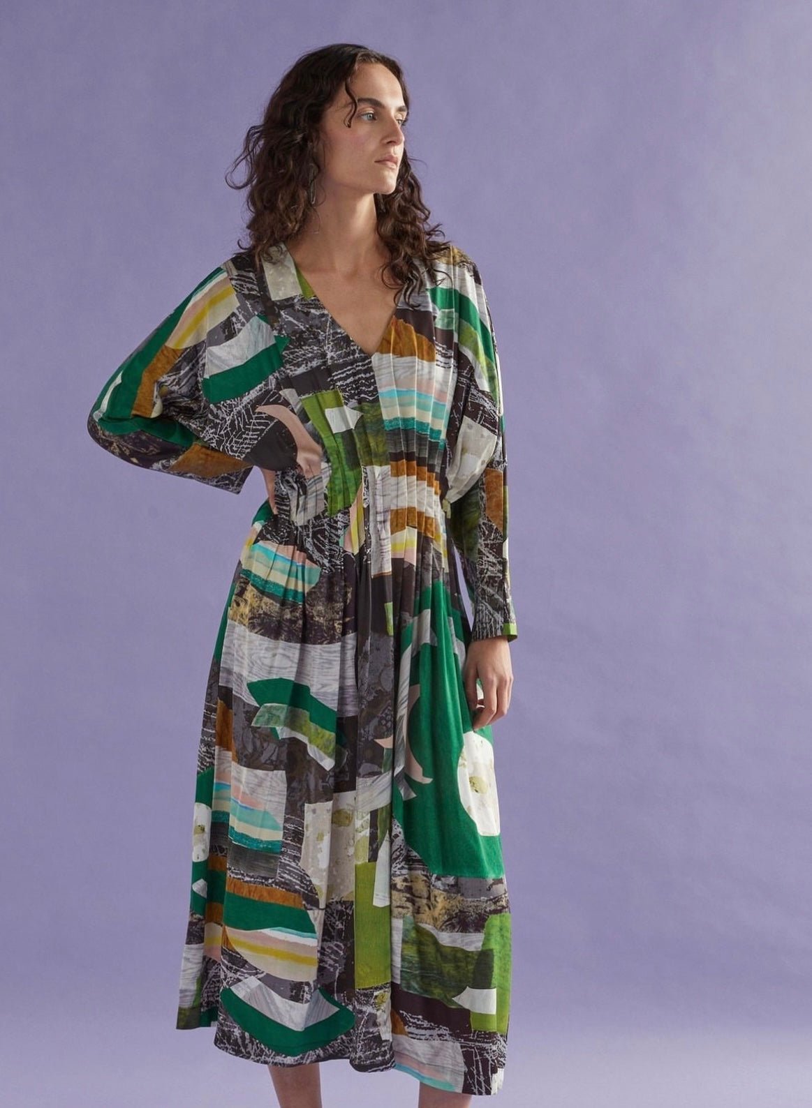Shop PRE-ORDER Lenne Dress | Luna Print - Elk The Label
