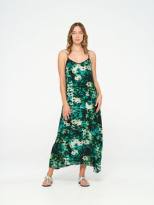 Shop Antoinette Slip Dress-Seagrass Bay-Viscose | Emerald - Oneseason Australia