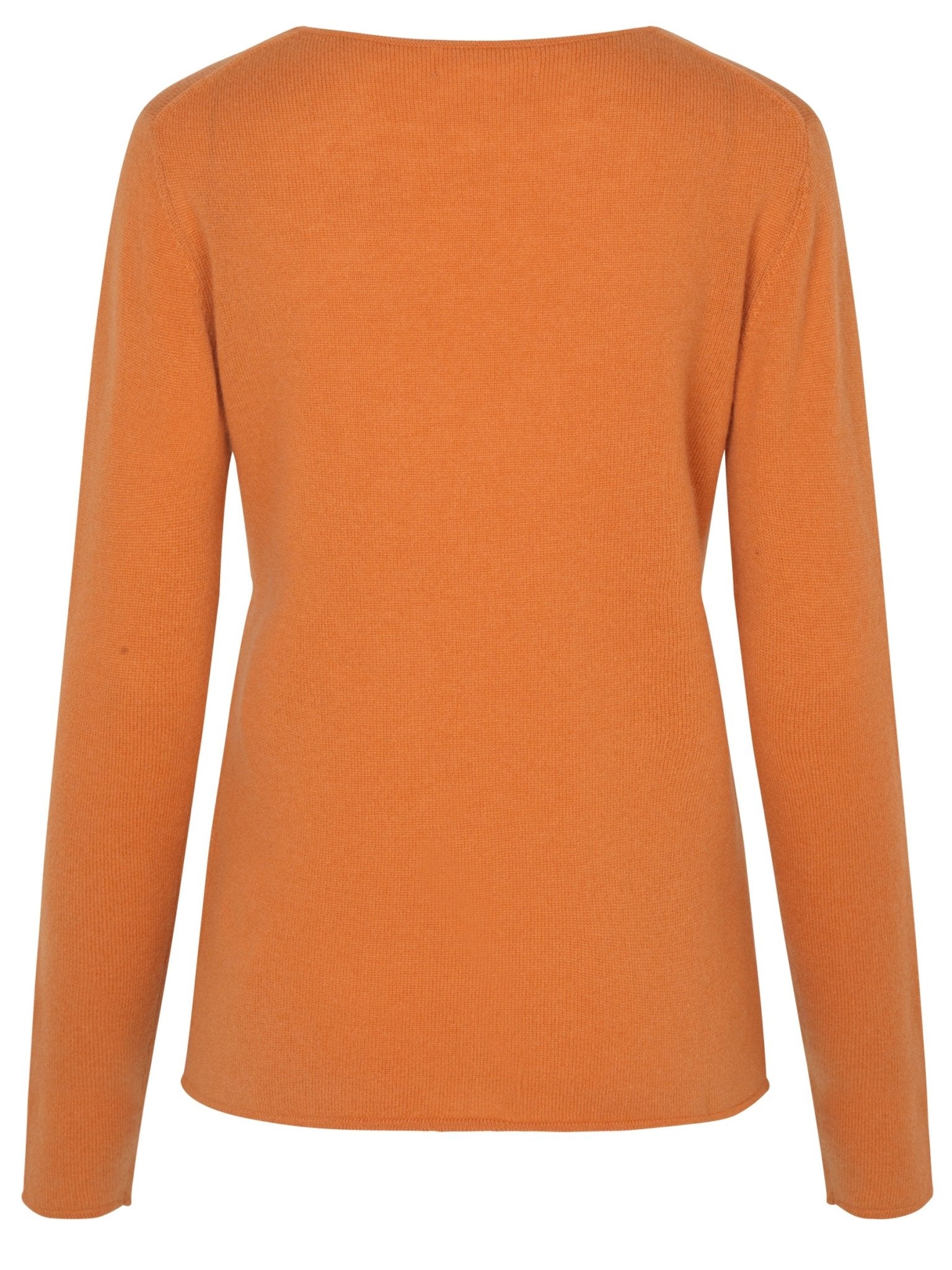 Shop Cashmere V-Knit | Dusty Orange - Rosemunde
