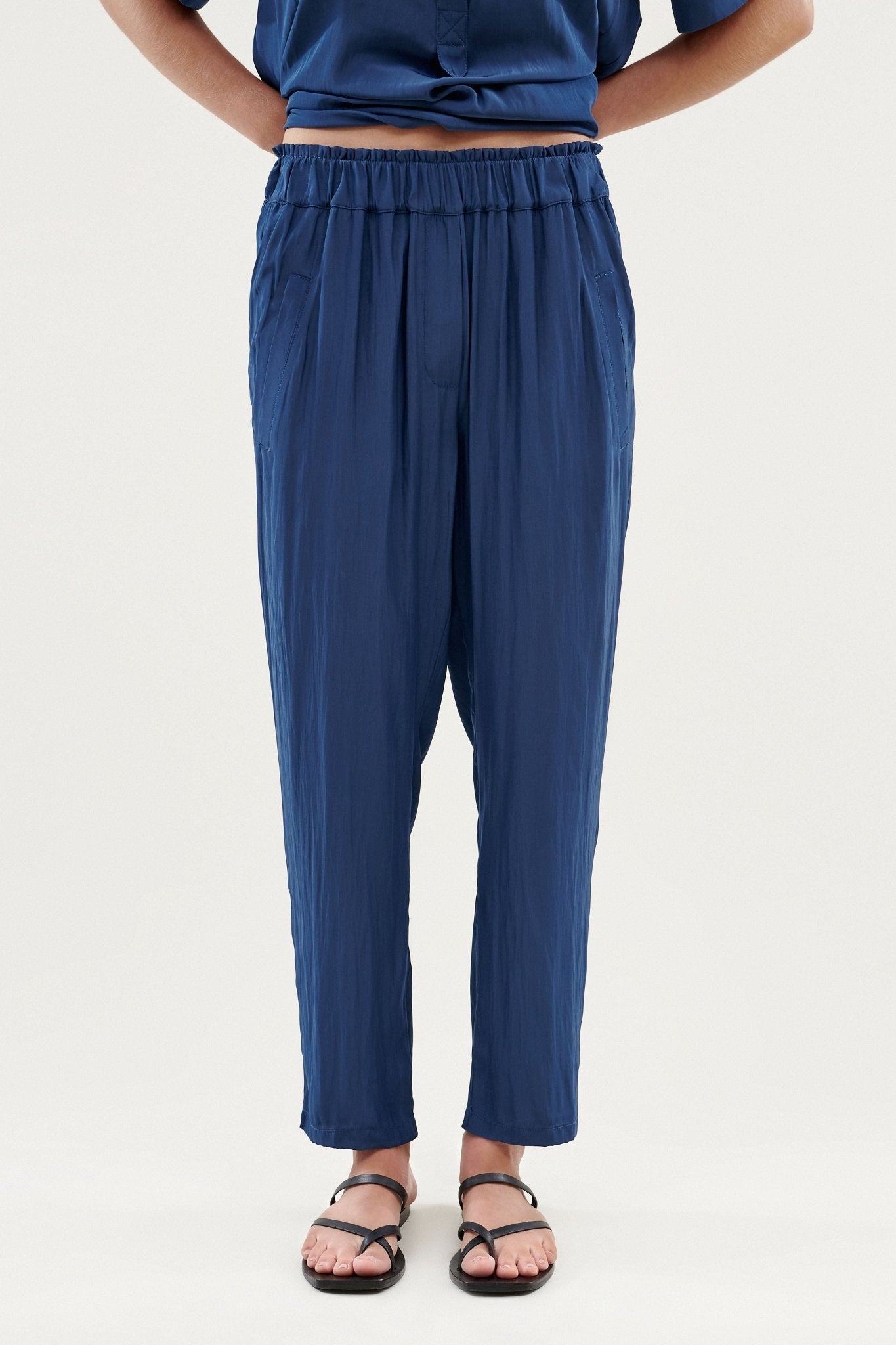 Shop Ena Pant in Ink Blue by Layer’d - Layer'd