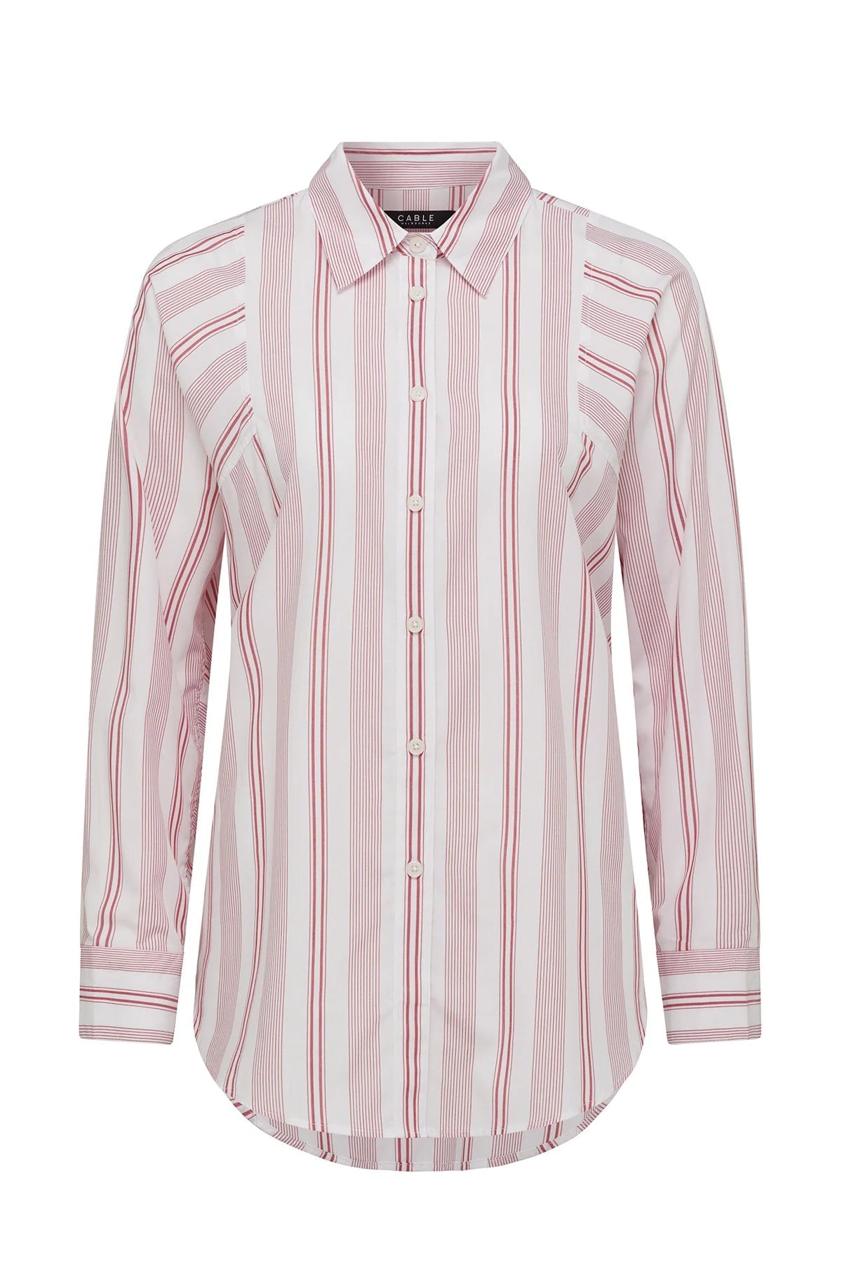 Shop Girlfriend Shirt | Red Stripe - Cable Melbourne