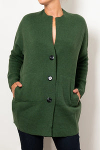 Shop Paige Cashmere Coat Jacket | Forest - Mia Fratino