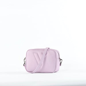 Shop Vanessa Italian Leather Crossbody Bag Lilac - Vestirsi
