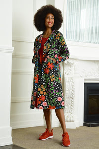 Shop You Can't Parker Here Coat | Flowers - Trelise Cooper