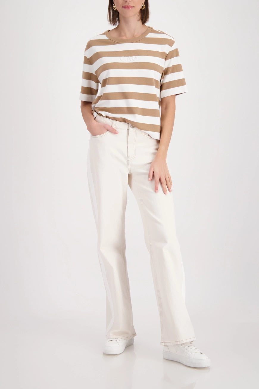 Monari Viva Italia Striped T-Shirt