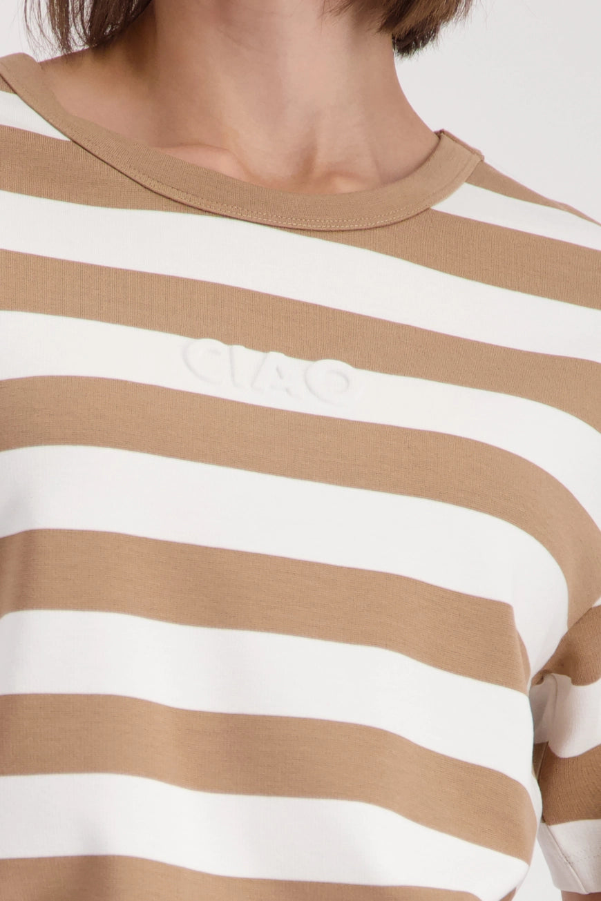 Monari Viva Italia Striped T-Shirt