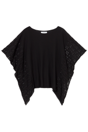 Sita Murt Knit Cape with Openwork Sides