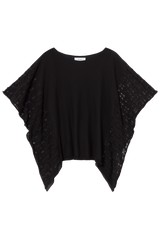 Sita Murt Knit Cape with Openwork Sides