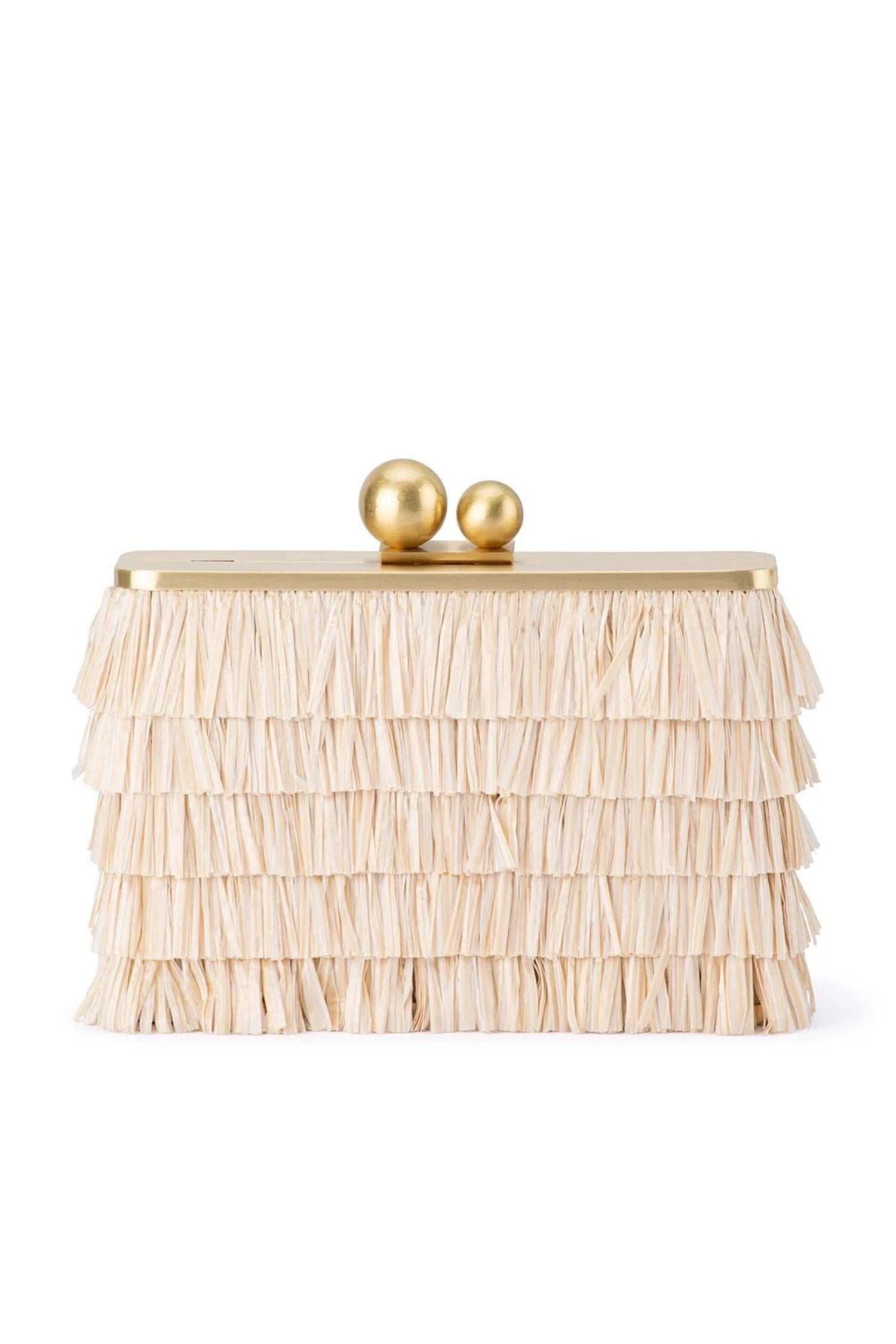 Carlita Fringed Clutch Shoulder Bag