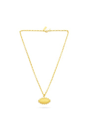 Talis Chains Yellow Jade Eye Pendant Necklace