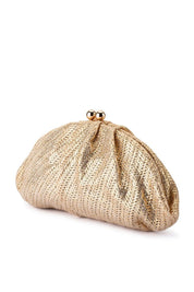 Olga Berg Rita Woven Clutch Bag