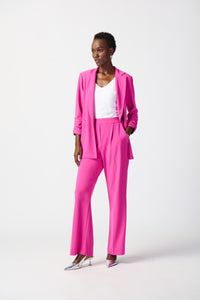 Silky Knit Wide-Leg Pants Style 241095 | Ultra Pink