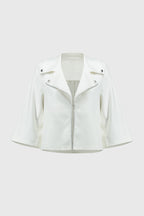 Joseph Ribkoff Foiled Faux Suede Swing Jacket