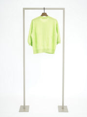 Herzens Short Sleeve Wool Cashmere Cardigan