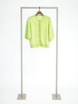 Herzens Short Sleeve Wool Cashmere Cardigan