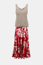 Joseph Ribkoff Metallic Knitted Camisole