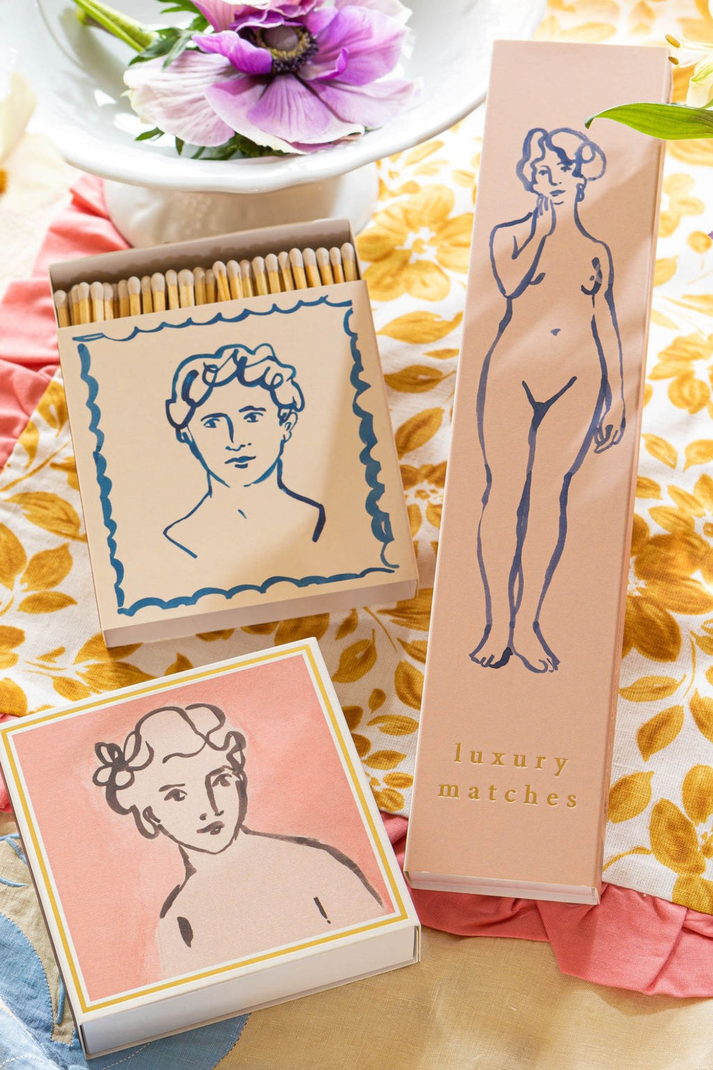 Archivist Gallery Square Matchbox | Divine Matches