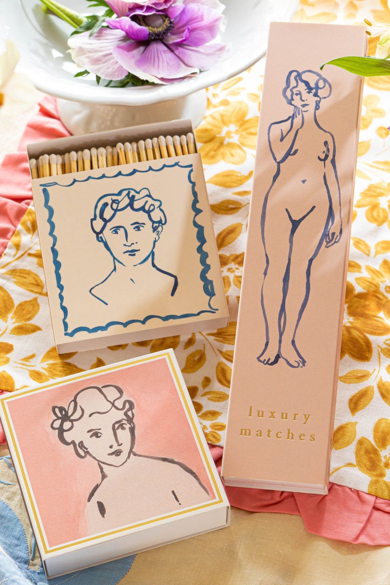 Archivist Gallery Square Matchbox | Divine Matches