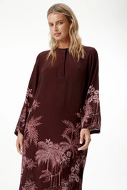 Oneseason Sienna-Sangeria Palm-Viscose/Crepe-Sangeria