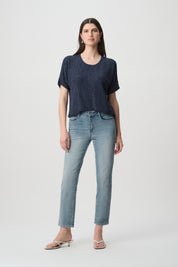 Joseph Ribkoff Rhinestones Knit T-Shirt