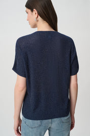 Joseph Ribkoff Rhinestones Knit T-Shirt