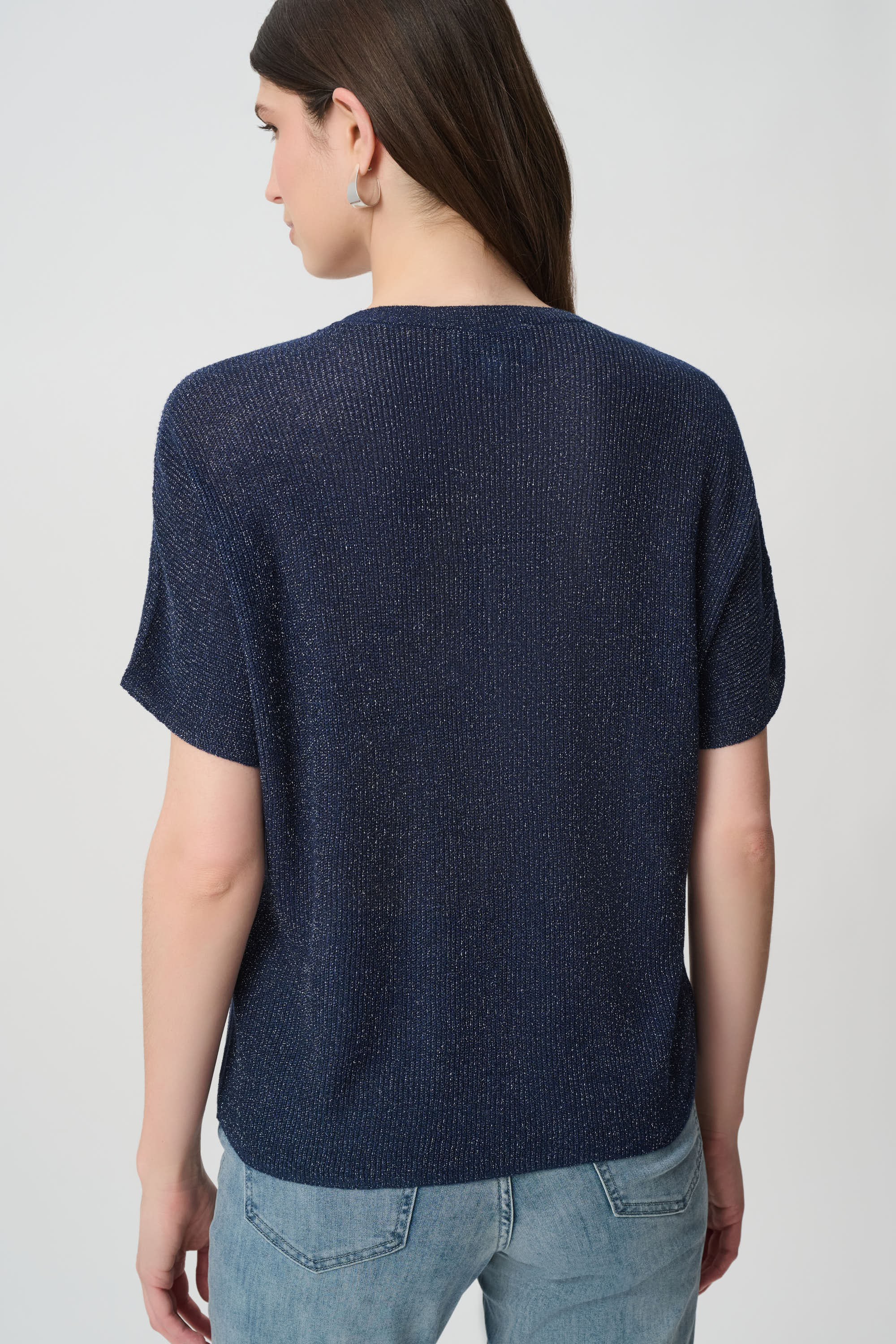 Joseph Ribkoff Rhinestones Knit T-Shirt