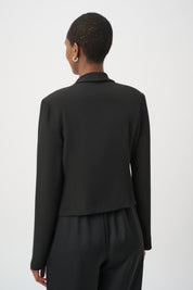 Joseph Ribkoff Draped Shawl Collar Cropped Blazer 264072
