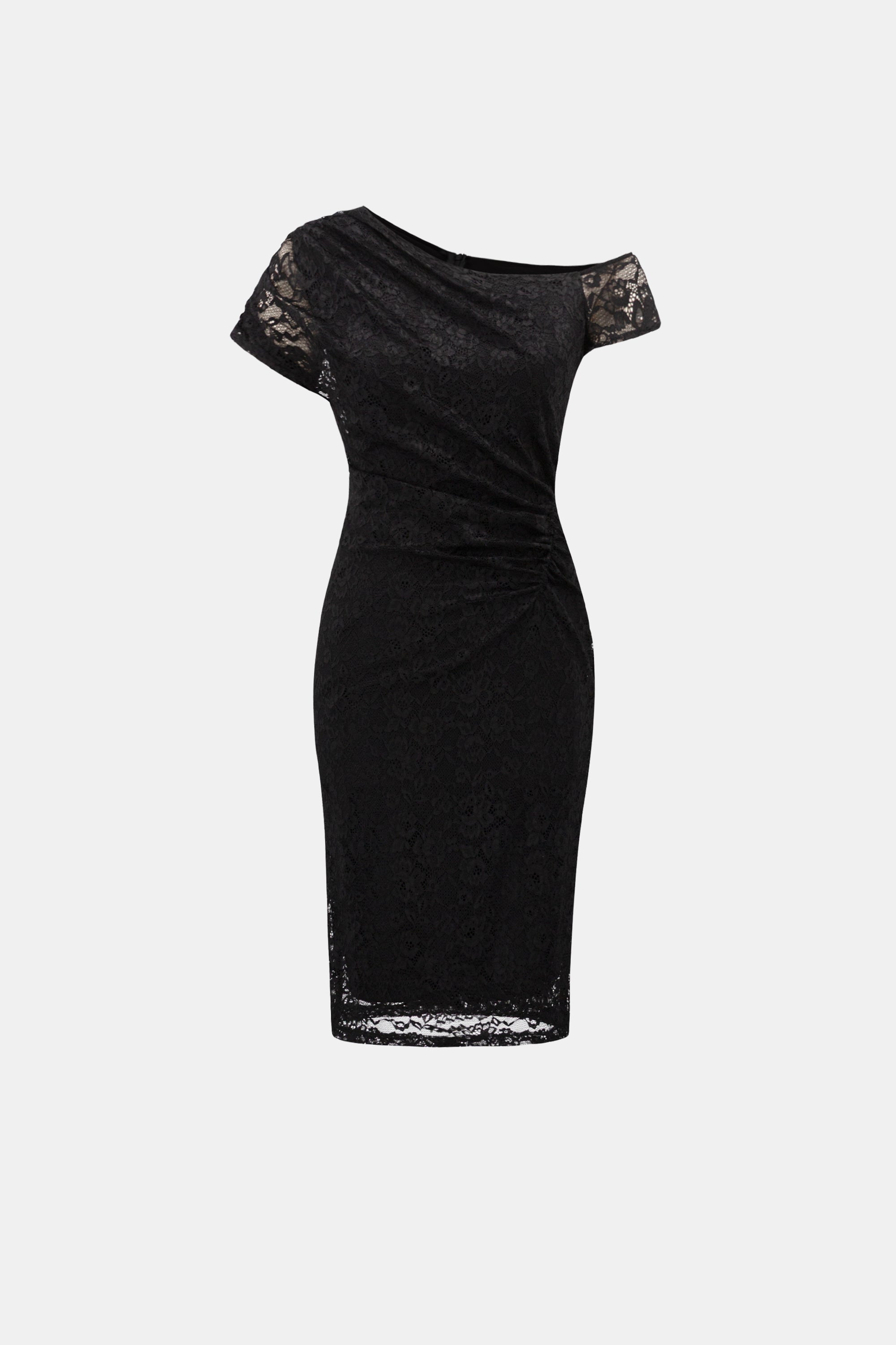 Joseph Ribkoff Lace Off-Shoulder Sheath Dress 264200