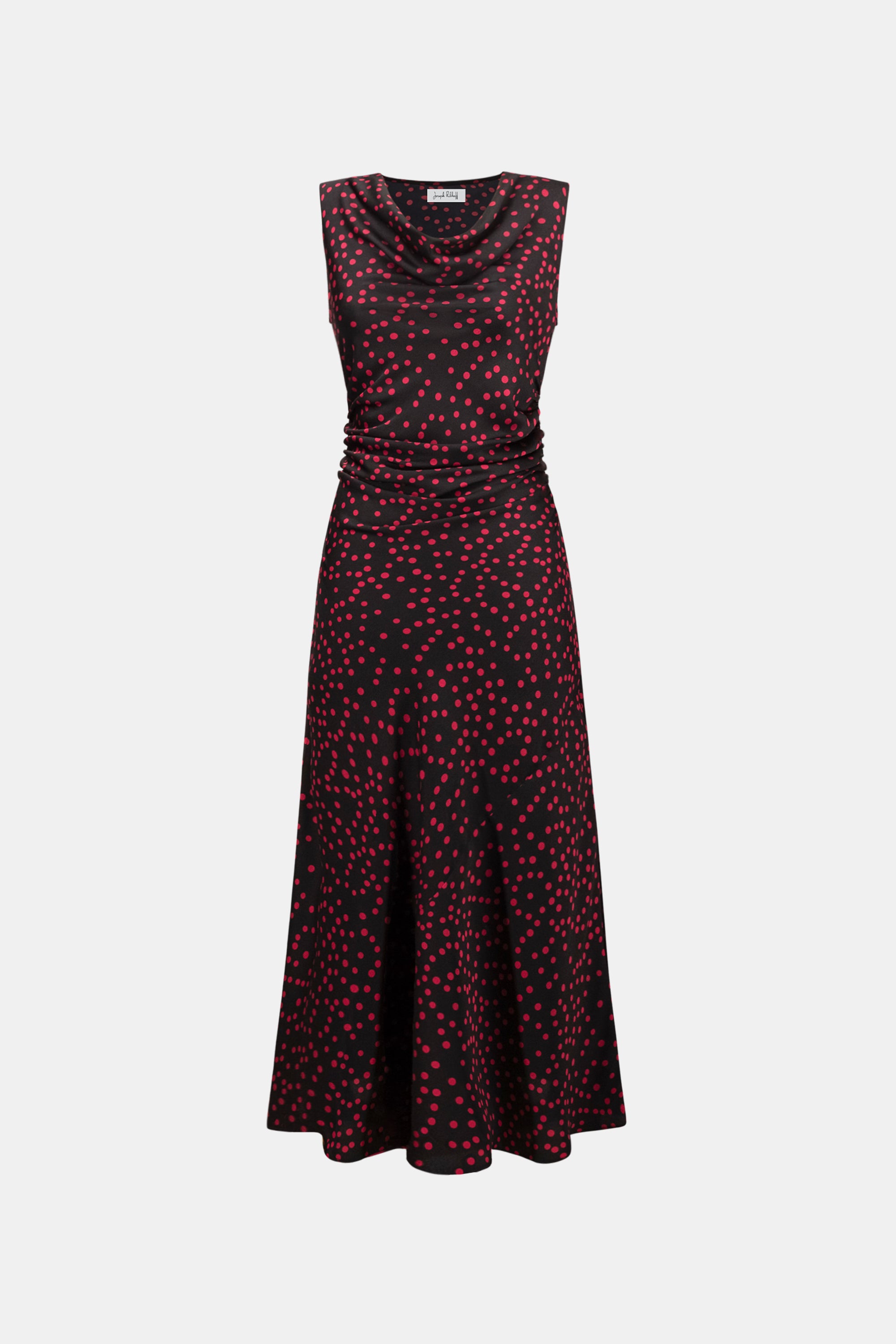 Joseph Ribkoff Polka Dot A-Line Dress