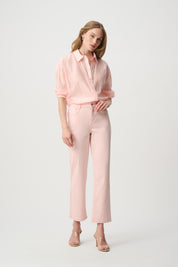 Joseph Ribkoff Rhinestone-Embellished Sheer Blouse