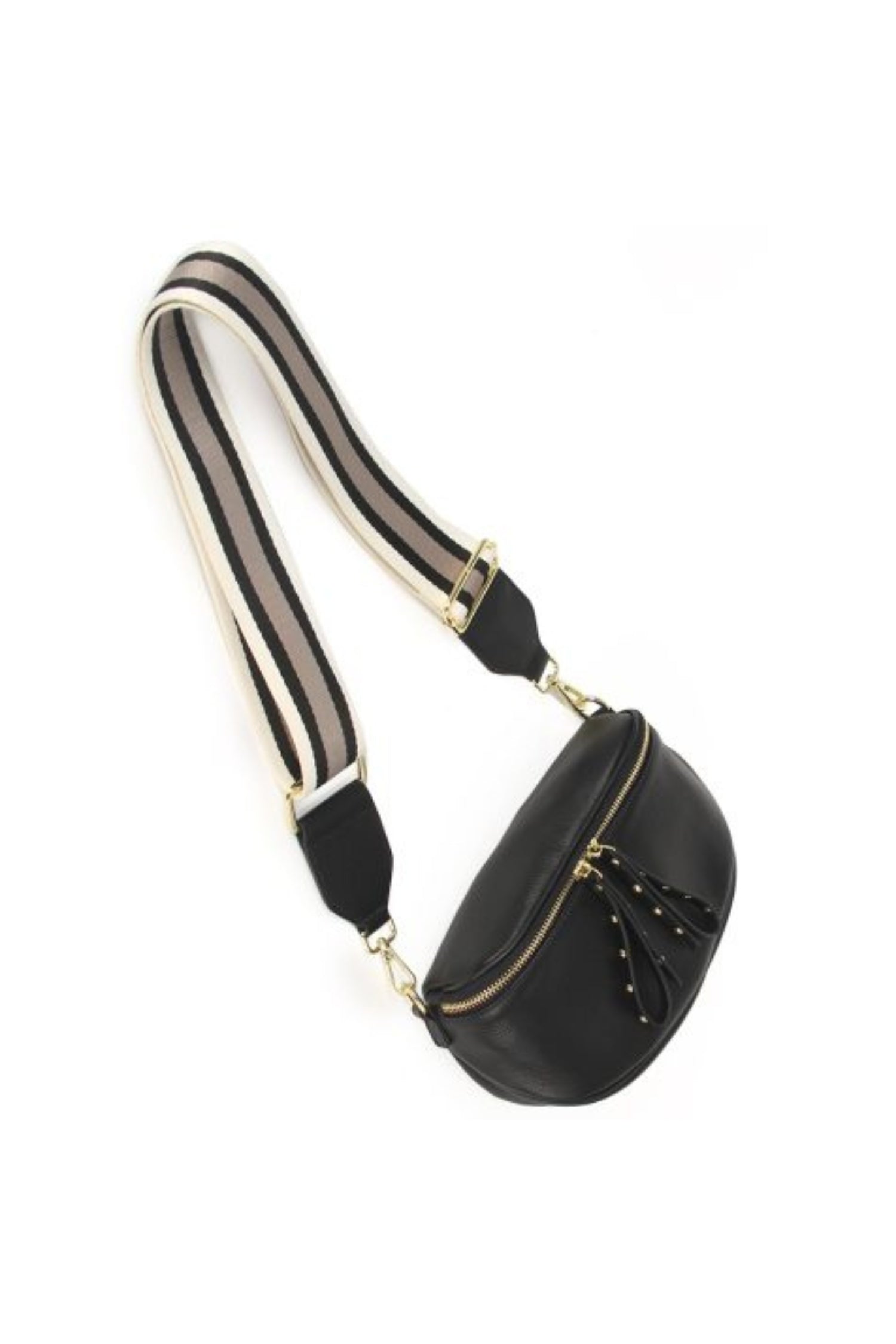 Hi Ho & Co Obsessed Leather Crossbody Bag with Adjustable Strap