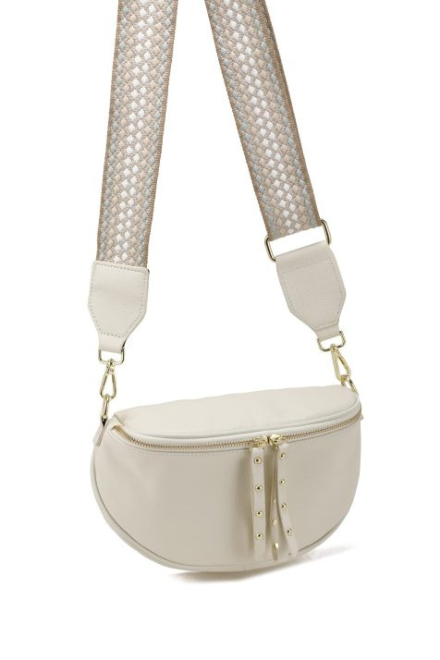 Hi Ho & Co Obsessed Leather Crossbody Bag with Adjustable Strap