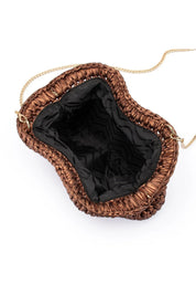 Olga Berg Taylor Crochet Clutch Bag