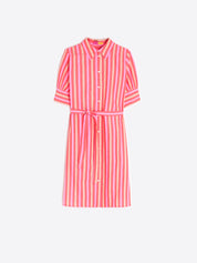 Vilagallo Hester Stripe Shirt Dress
