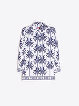 Vilagallo Tiffany Palm Trees & Toucan Print Shirt