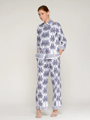 Vilagallo Tiffany Palm Trees & Toucan Print Shirt