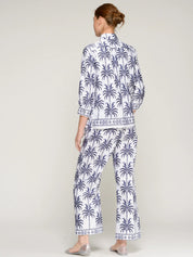 Vilagallo Tiffany Palm Trees & Toucan Print Shirt