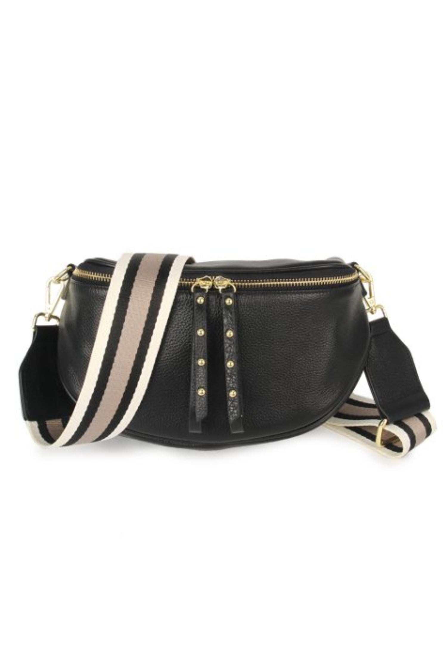 Hi Ho & Co Obsessed Leather Crossbody Bag with Adjustable Strap