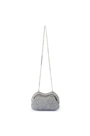 Olga Berg Taylor Crochet Clutch Bag