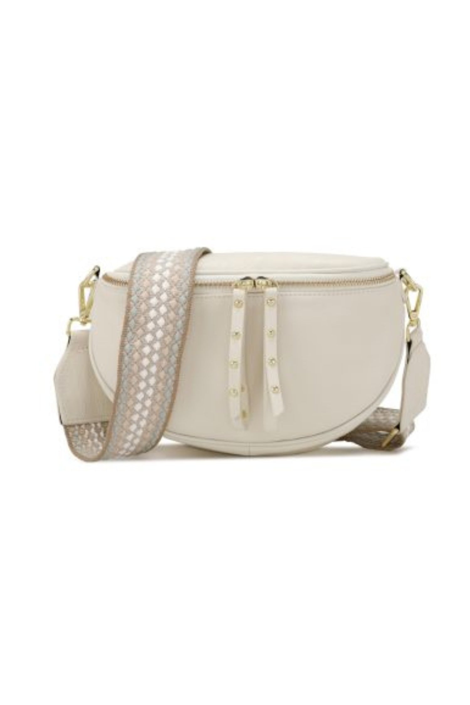 Hi Ho & Co Obsessed Leather Crossbody Bag with Adjustable Strap