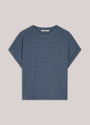 Summum Woman Two-tone Lurex Stripe Top