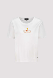 Monari CinCin Short Sleeve T-Shirt with Rhinestones