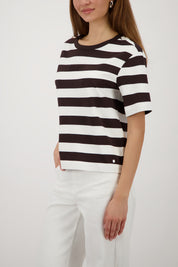 Monari Viva Italia Striped T-Shirt