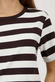 Monari Viva Italia Striped T-Shirt