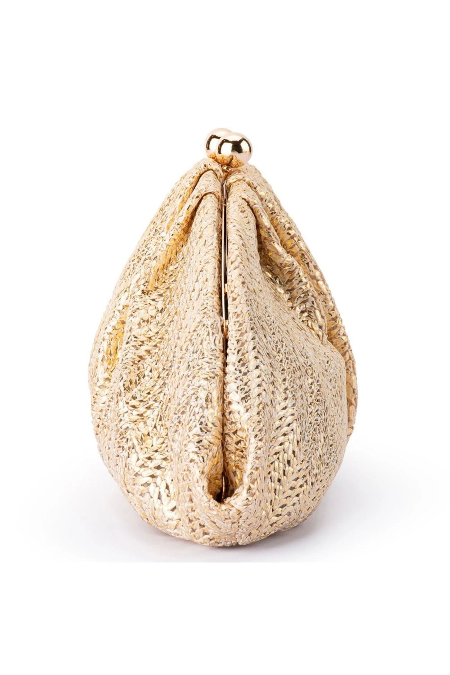Olga Berg Rita Woven Clutch Bag