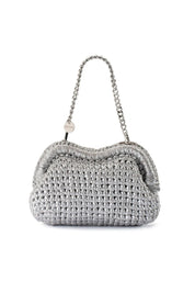 Olga Berg Taylor Crochet Clutch Bag