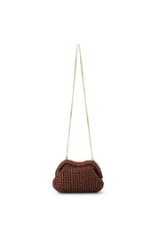 Olga Berg Taylor Crochet Clutch Bag