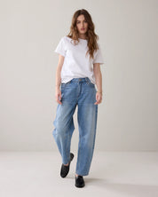 Summum Woman Blue Daze Cocoon-Fit Jeans — Rinse Wash