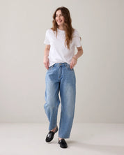 Summum Woman Blue Daze Cocoon-Fit Jeans — Rinse Wash